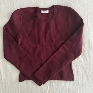 Aritzia | Babaton Contour Sculpt Long Sleeve Crew | Size Large